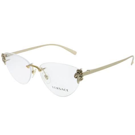 versace eyeglasses for women|versace rimless glasses for women.